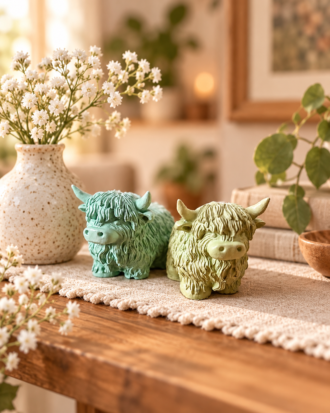 Highland Cow Figurine