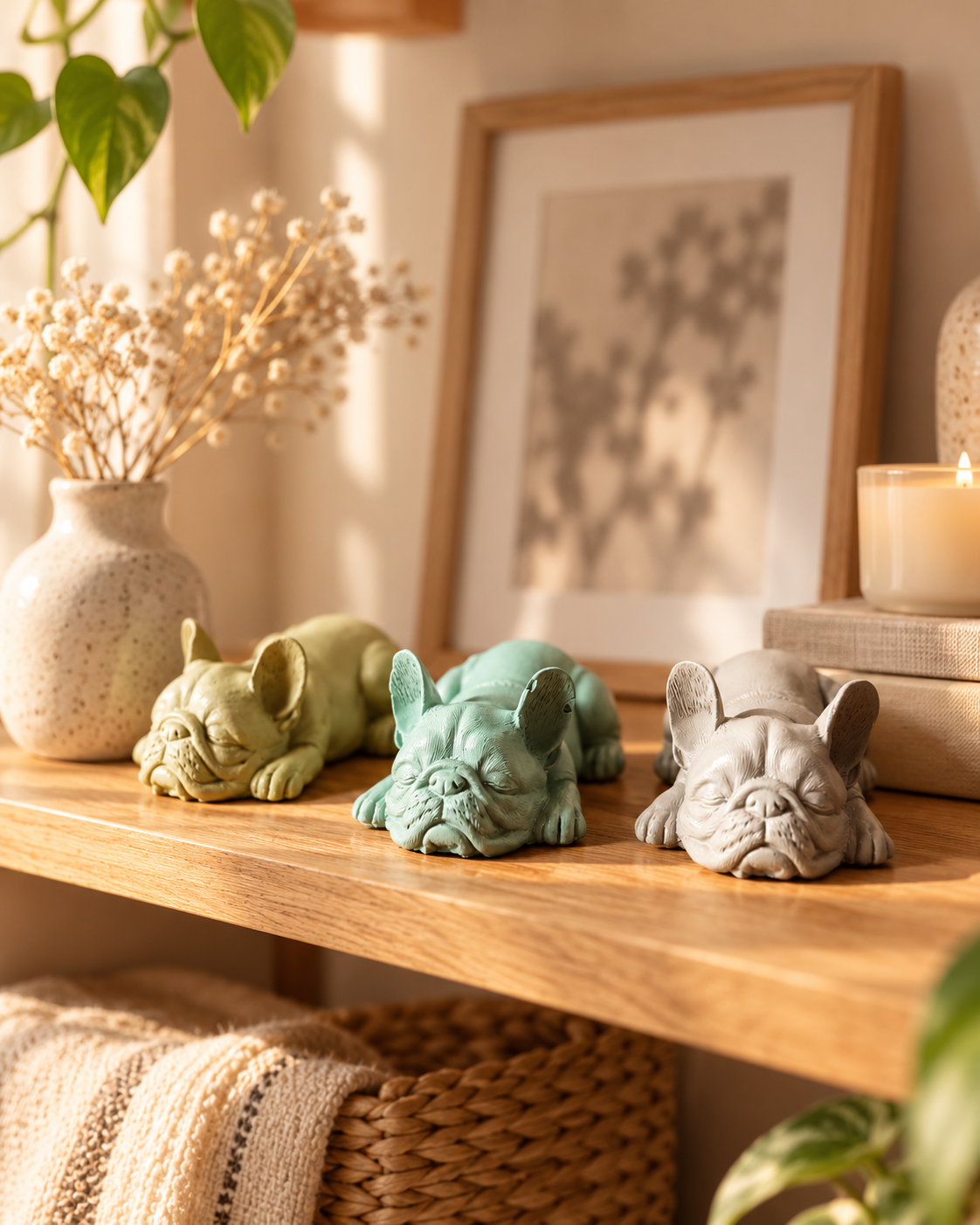 Boo- Frenchie Figurine